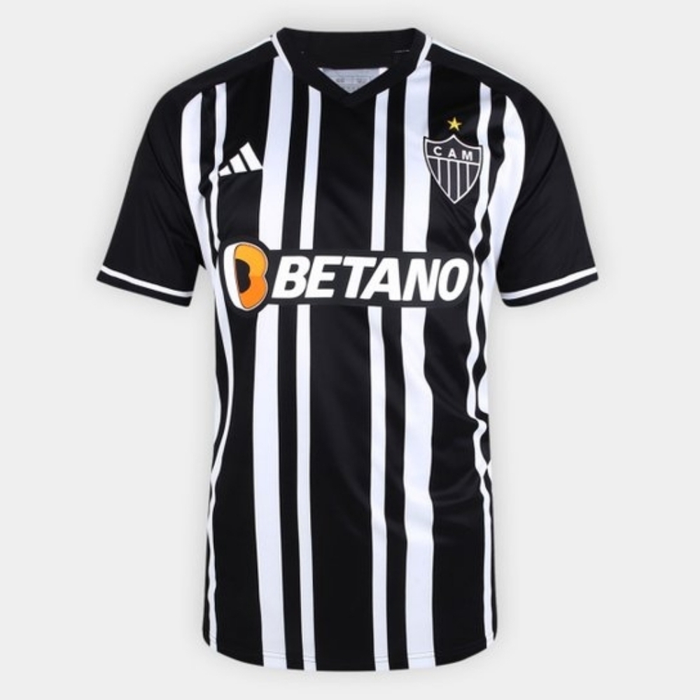 Atletico Mineiro  Black and White Athletic Jersey